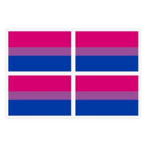 Bisexual Pride Flag Sticker Sheet