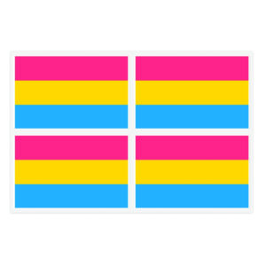 Pansexual Pride Flag Sticker Pack
