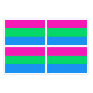 Polysexual Flag Sticker Pack